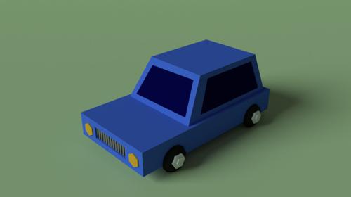 The Low Poly Car preview image
